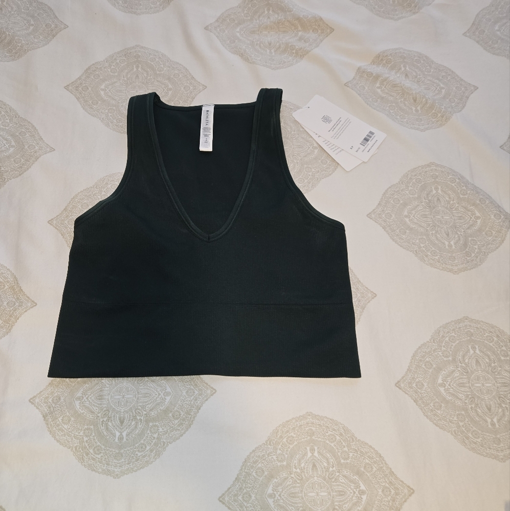 Athleta Aurora Crop Rib Tank